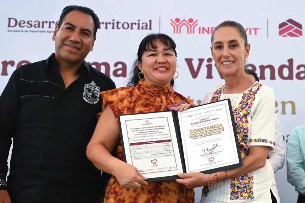 Sheinbaum destaca avance del programa nacional de vivienda