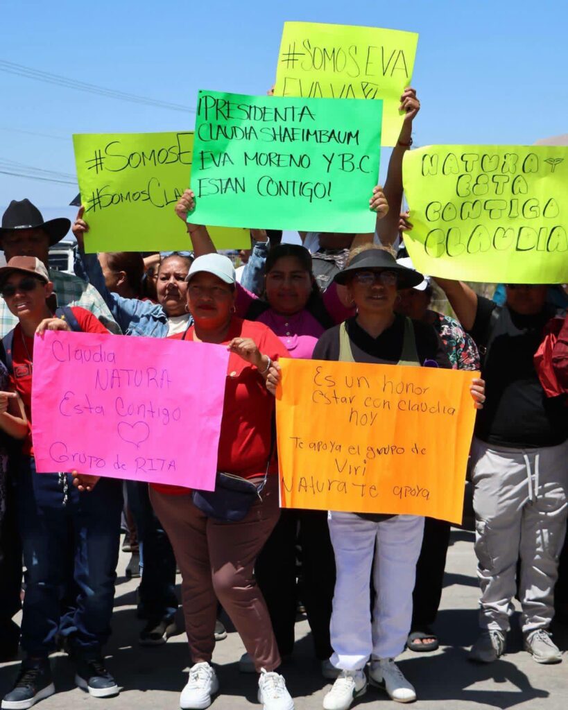 Eva Moreno destaca respaldo a Sheinbaum en Baja California