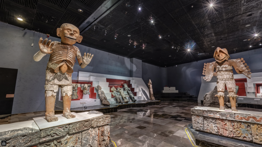 Lluvias provocan filtración en el Museo de Antropología
