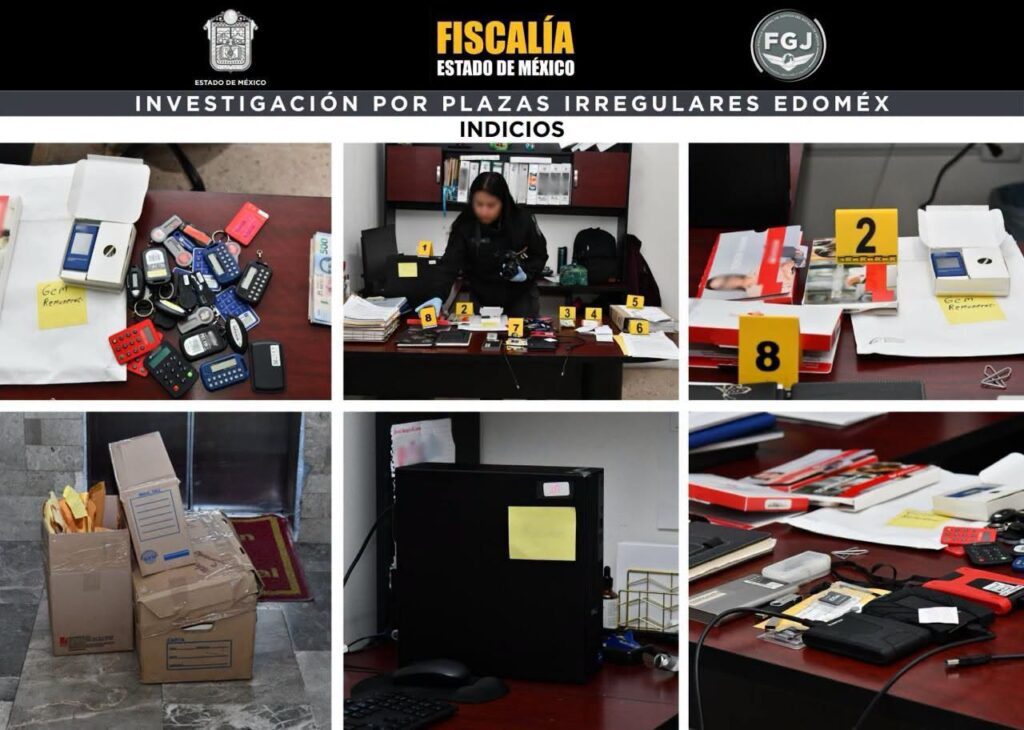 Fiscalía del EdoMéx revela red de "aviadores"