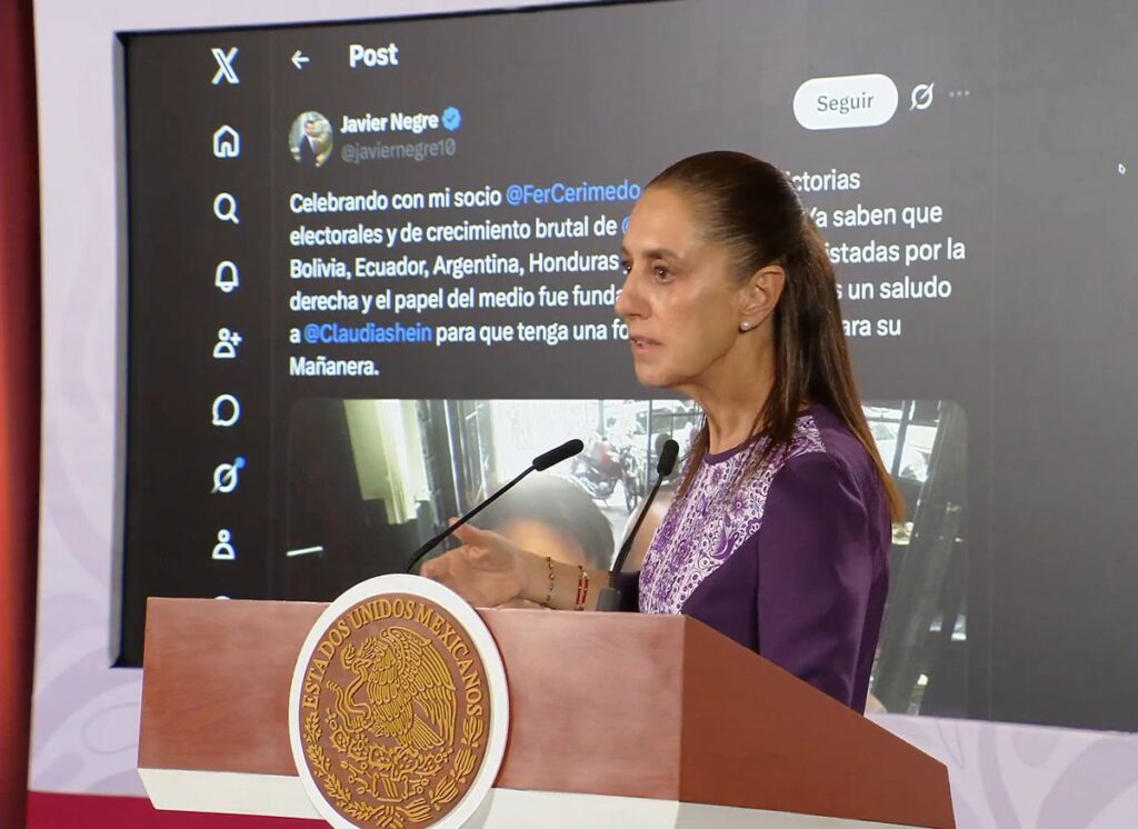 Sheinbaum acusa a Cerimedo de intento de feminicidio