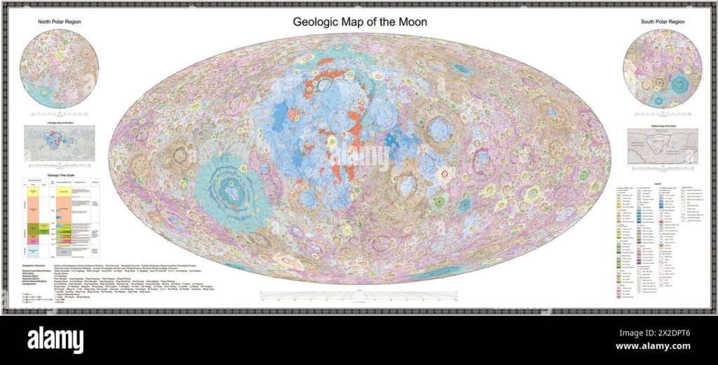 China crea un nuevo mapa geológico de toda la Luna